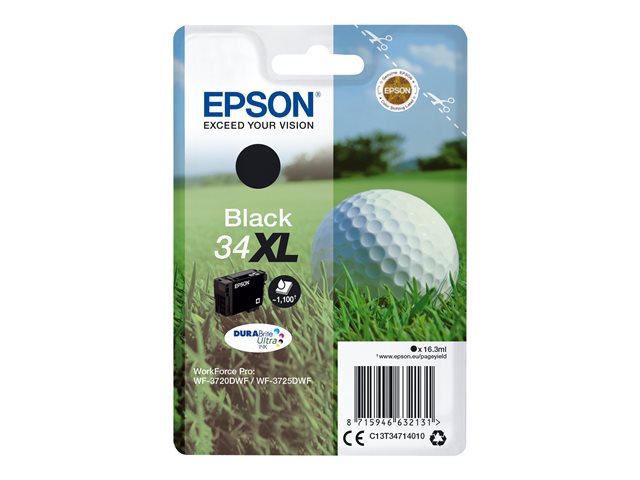 Epson 34XL - XL - black - original - ink cartridge