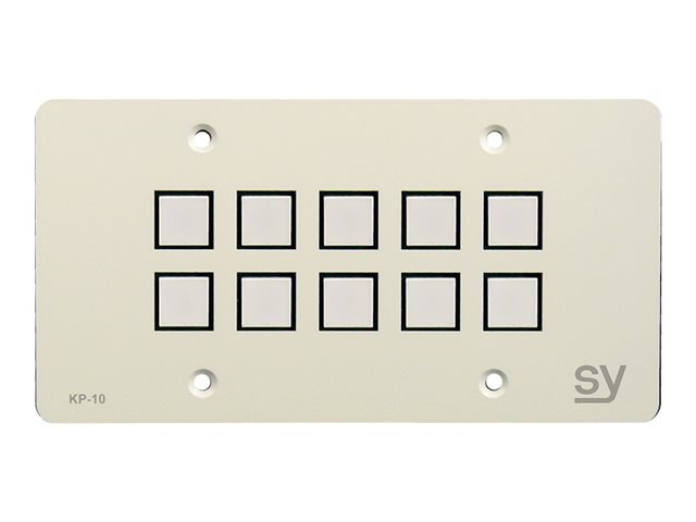 SY KP10 button panel - matt white