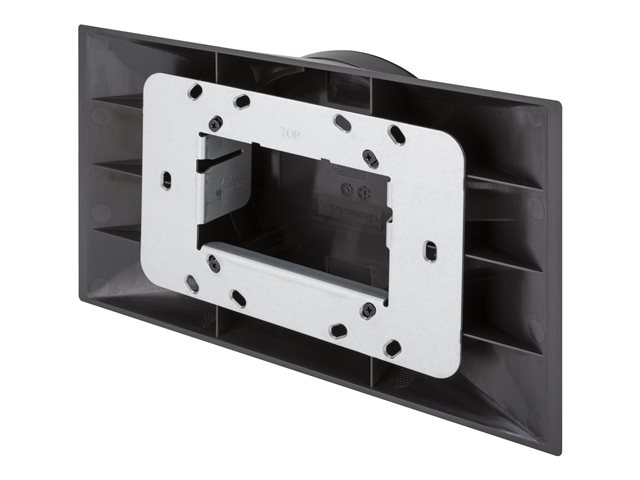Crestron - Mounting kit (adhesive rear housing, cover, adhesive backed raceway (3 sections)) - multisurface - for touch screen - plastic - smooth black - surface mountable, glass-mounted - for Crestron TS-1070-B-S