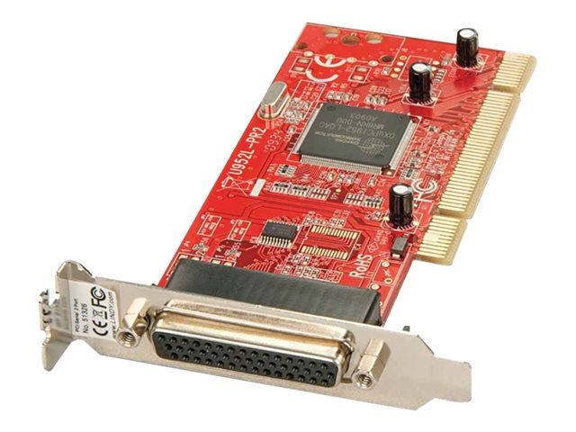 Lindy 2 Port Low Profile Serial Card - serial adapter - PCI - RS-232 x 2
