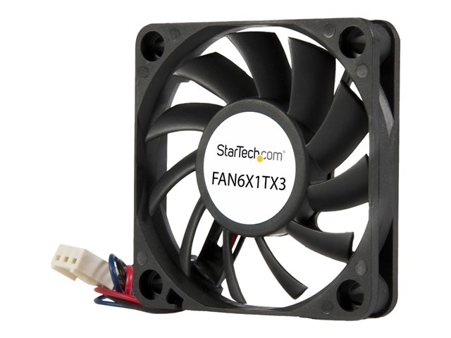 Startech 60x10mm Replacement Ball Bearing Computer Case Fan w/ TX3 Connector - 3 pin case Fan - TX3 Fan - 60mm Fan (FAN6X1TX3) - System fan kit - 60 mm
