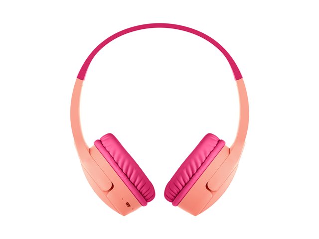 Wireless On-Ear Headphones for Kids Pink
