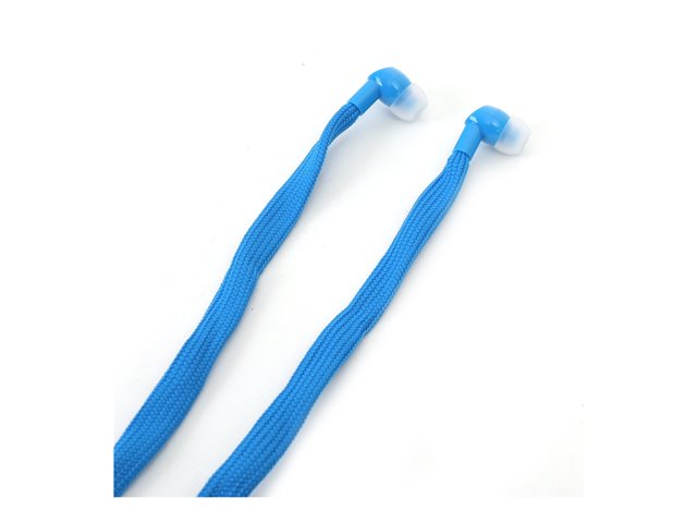 EARPHONES INC MICROPHONE 3.5MM- BLUE BASS TANGLE FREE REMOTE