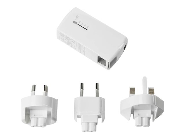Targus 2-in-1 Wall Charger & Power Bank - Power bank / power adapter - 2100 mAh - 1 A (USB) - white