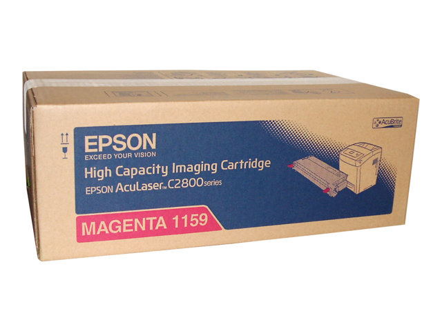 Epson Toner, Imaging cartridge, 1 x Magenta, High, S051159, 6,000 Pages