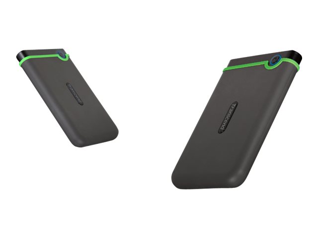 Transcend StoreJet 25M3C - Hard drive - 2 TB - external (portable) - 2.5" - USB 3.1 Gen 1 - iron grey