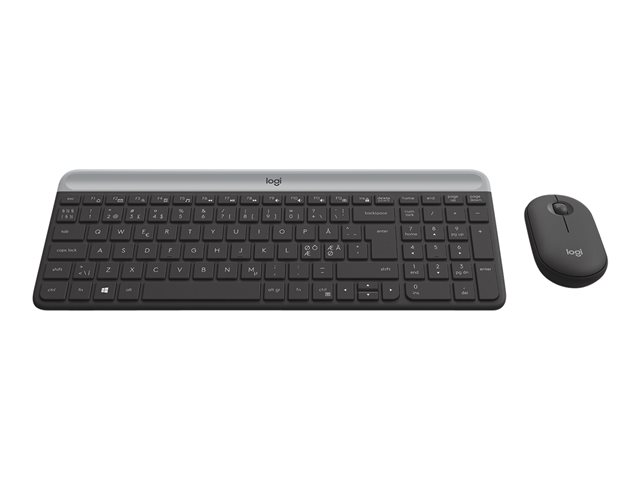 SLIM WRLS KEYB + MOUSE COMBO MK470 - GRAPHITE - PAN - NORDIC