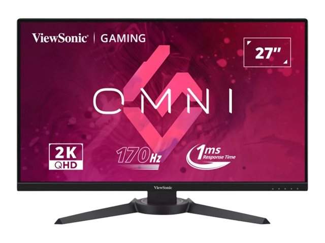 ViewSonic OMNI VX2780J-2K - LED monitor - gaming - 27" - 2560 x 1440 2K @ 170 Hz - IPS - 350 cd/m² - 1000:1 - HDR10 - 1 ms - 2xHDMI, DisplayPort