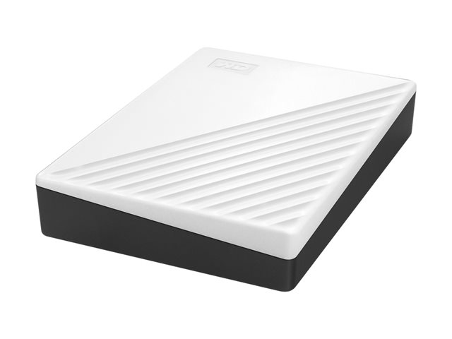 WD My Passport WDBR9S0060BWT - Hard drive - encrypted - 6 TB - external (portable) - USB 3.2 Gen 1 - 256-bit AES - white