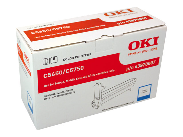 OKI - Cyan - original - drum kit - for C5650dn, 5650n, 5750dn, 5750n