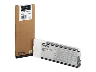 Epson Ink Cartridges, T614800, Singlepack, 1 x 220.0 ml Matte Black