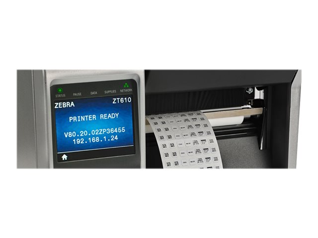 ZT610 TT 4IN 300DPI EU/UK SER USB LAN BT CUTER COLOR TOUCH ZP