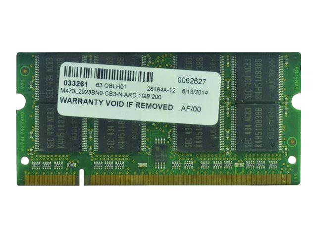2-Power - DDR - module - 1 GB - SO-DIMM 200-pin - 333 MHz / PC2700 - unbuffered - non-ECC