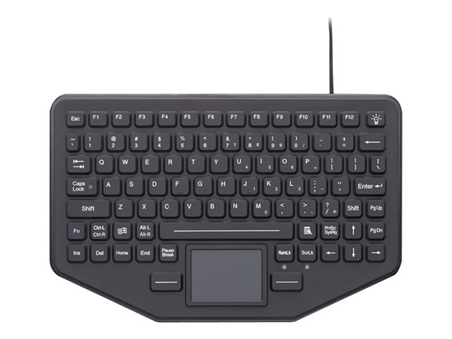 SKINNYBOARD MOBILE KBD W/TPAD F12 RED LIT SILICONE RUBBER VES