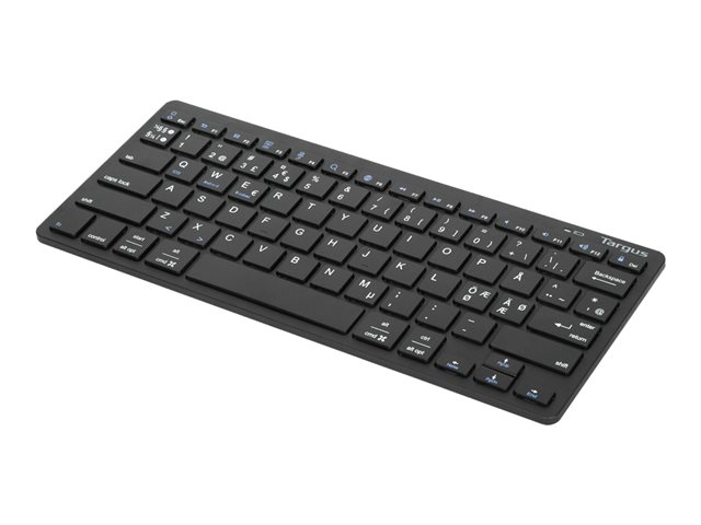 Targus Multi-Platform - keyboard - QWERTY - Nordic - black - B2B Input Device