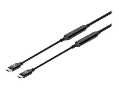 USB-C CABLE 5M MALE/MALE- 10GBPS 3A BLACK POLYBAG
