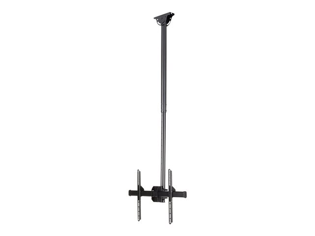 StarTech.com Ceiling TV Mount - 3.5' to 5' Pole - Full Motion - Supports Displays 32” to 75" - For VESA Mount Compatible TVs (FLATPNLCEIL) bracket - for flat panel - black