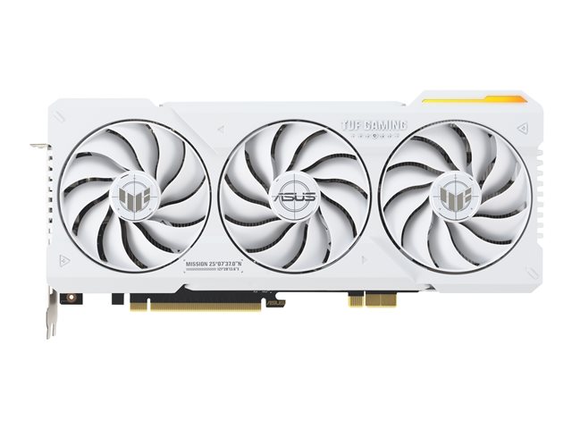 ASUS TUF Gaming GeForce RTX 4070 Ti SUPER 16GB - OC BTF Edition - graphics card - GeForce RTX 4070 Ti Super - 16 GB - white