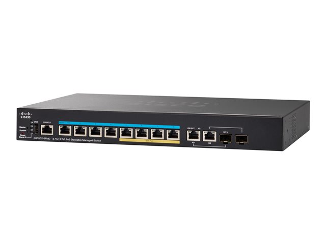 Cisco Small Business SG350X-8PMD - switch - 8 ports - Managed - rack-mountable