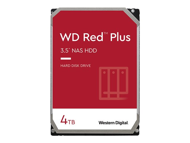WD Red NAS Hard Drive WD40EFRX - Hard drive - 4 TB - internal - 3.5" - SATA 6Gb/s - buffer: 64 MB - for My Cloud EX2, EX4