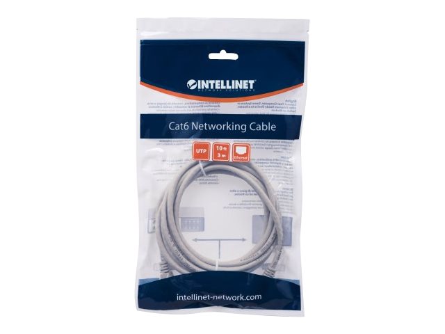 NETWORK CABLE CAT6 CCA 5M GREY U/UTP SNAGLESS/BOOTED