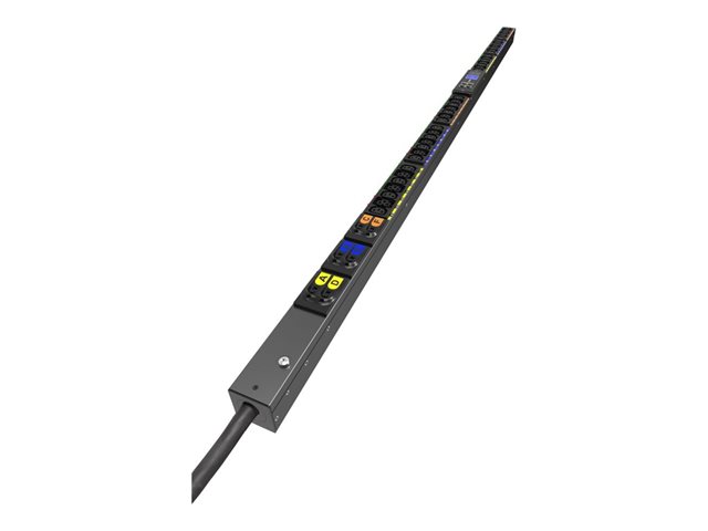 Eaton G4 - Power distribution unit - metered - AC 200-240 V - 14.4 kW - 1-phase - Ethernet 10/100/1000, serial - input: IEC 60309 - output connectors: 42 (24 x IEC 60320 C13, 18 x IEC 60320 C39) - 0U - 3 m cord - black