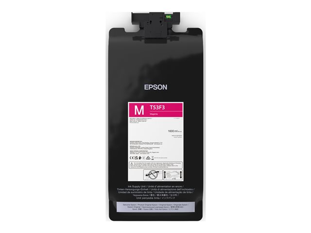 Epson T53F3 - 1.6 L - magenta - original - ink pouch - for SureColor SC-P8500DL STD