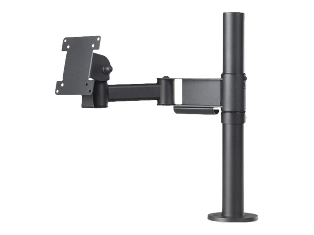 SPACEPOLE SCREEN MOUNT WITH 300MM ELBOW ARM - BLACK