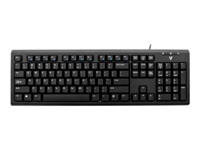 USB BLACK KEYBOARD TUV-GS MULTIMEDIA GERMAN QWERTZ LAYOUT