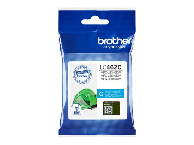 Brother LC462C - Cyan - original - ink cartridge - for Brother MFC-J2340DW, MFC-J3540DW, MFC-J3940DW