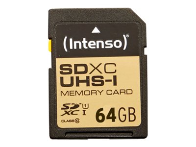 Intenso Premium - flash memory card - 64 GB - SDXC UHS-I