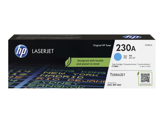 HP 230A CYAN ORIGINAL LASERJET TONER CARTRID