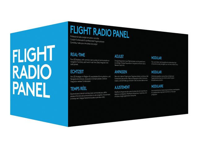 Logitech Flight Radio Panel - flight simulator instrument panel - wired