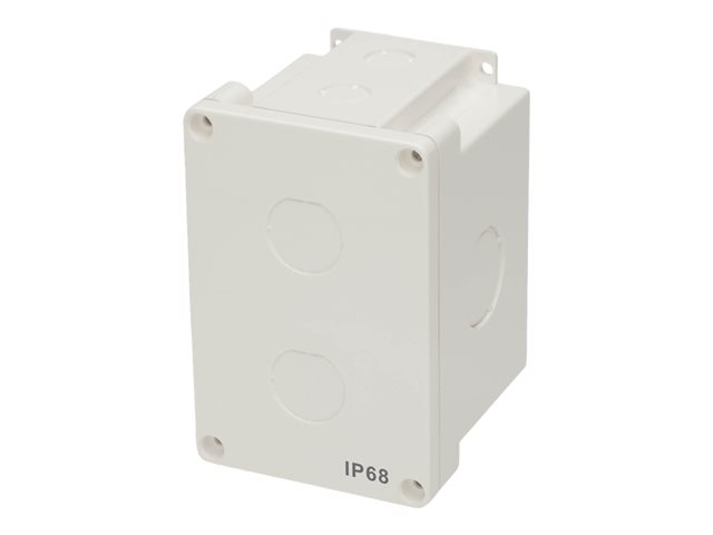 Tripp Lite Waterproof Electrical Junction Box - Cat5e/6, Surface Mount, Industrial, Single Gang, IP68, TAA, 2 Cutouts - cable junction box - TAA Compliant