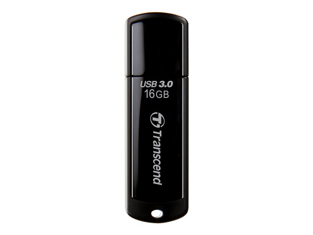 Transcend JetFlash 700 - USB flash drive - 16 GB - USB 3.0 - black