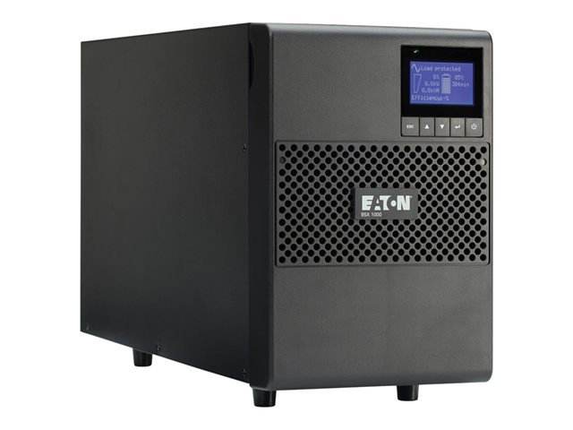 Eaton 9SX 1000VA 900W 120V Online Double-Conversion UPS - 6 NEMA 5-15R Outlets, Cybersecure Network Card Option, Extended Run, Tower Battery Backup - UPS - 900 Watt - 1000 VA