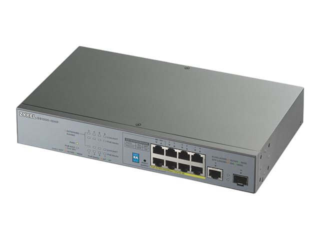 GS1300-10HP 10 PORT UNMANGED CCTV POE SWITCH LONG RANGE 130W