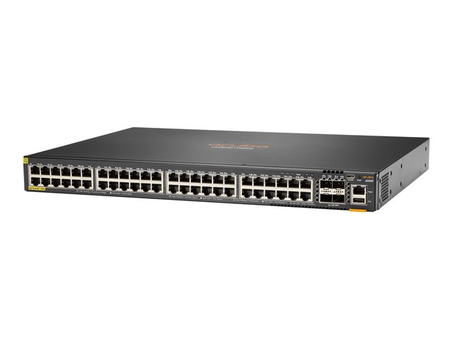 HPE Aruba 6200F 48G Class4 PoE 4SFP+ 370W Switch - switch - 52 ports - Managed - rack-mountable