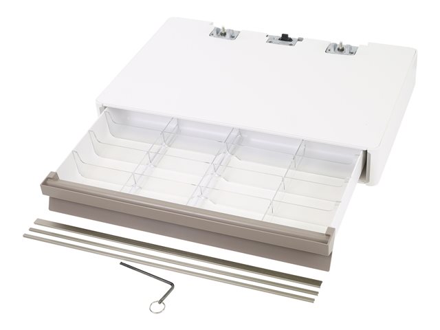 Ergotron CareFit Pro - Mounting component (drawer divider, trim plates, drawer housing) - lockable - medical - white, warm grey - cart mountable