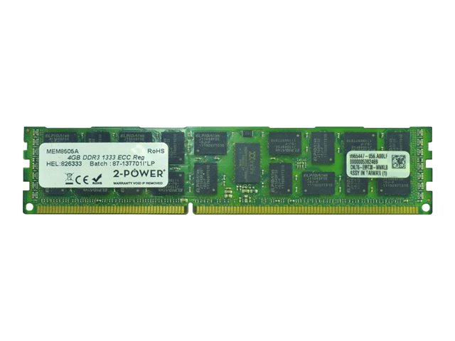 4GB DDR3 1333MHz ECC RDIMM