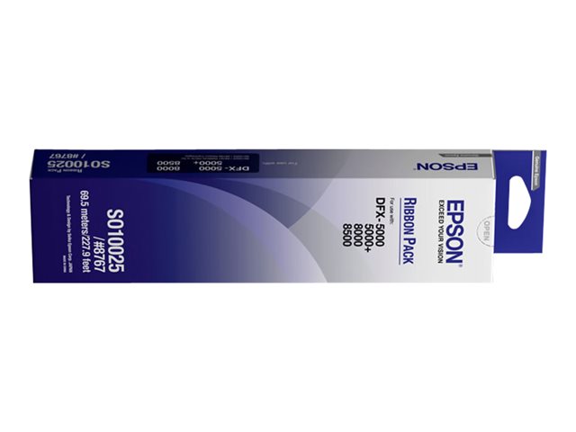 Epson 8767 - Printer fabric ribbon refill - 1 x black