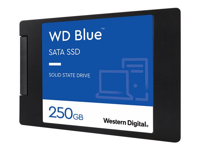WD Blue 3D NAND SATA SSD WDS250G2B0A - SSD - 250 GB - internal - 2.5" - SATA 6Gb/s