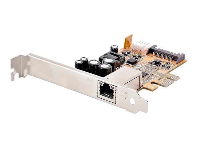 StarTech.com 1 Port 2.5Gbps PoE Network Card, PCIe Ethernet Card w/RJ45 Port, 30W 802.3at PoE NIC for Desktops/Servers, Network PoE LAN Adapter w/Low-Profile Bracket Included - NBASE-T, Windows/Linux Support (ST1000PEXPSE) - network adapter - PCIe 2.1 - 2