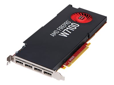 AMD FirePro W7100 Accelerator Kit - Graphics card - FirePro W7100 - 8 GB GDDR5 - PCIe 3.0 x16 - 4 x DisplayPort - for ProLiant DL360 Gen9, DL380 Gen9