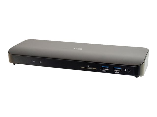 C2G - docking station - USB-C / Thunderbolt 3 - HDMI, Thunderbolt - 1GbE