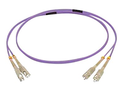 C2G 7m SC/SC OM4 LSZH Fibre Patch - Purple - patch cable - 7 m - 7 m - purple