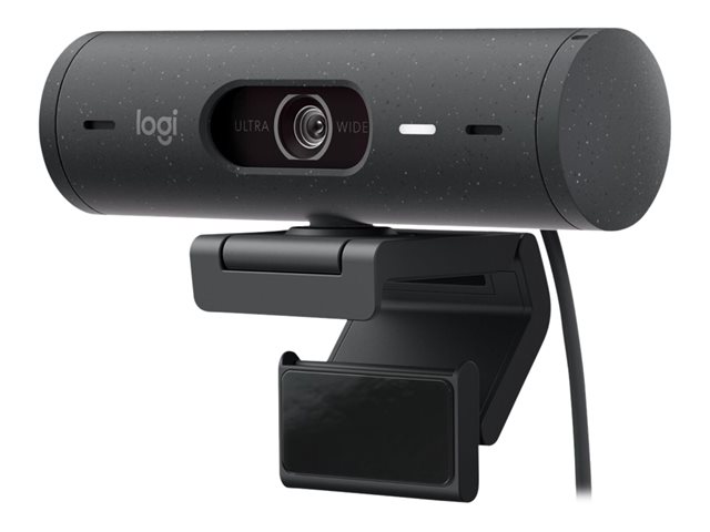 Logitech BRIO 500 - Webcam - colour - 1920 x 1080 - 1080p, 720p - audio - USB-C