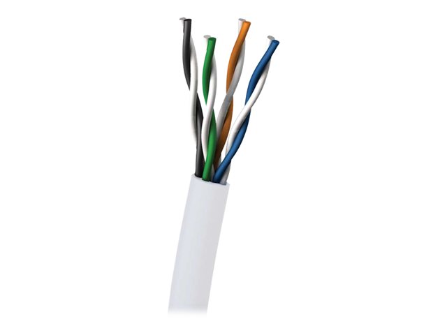 C2G bulk cable - 305 m - white