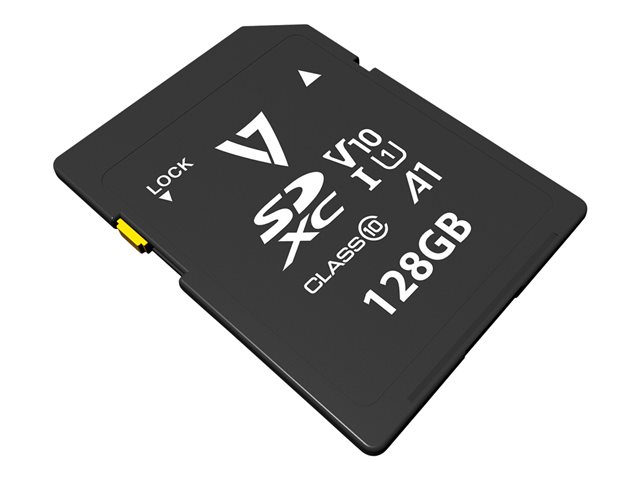 128GB SDXC V10 U1 A1 CL10 UHDMAX 90MB/S READ 18MB/S WRT