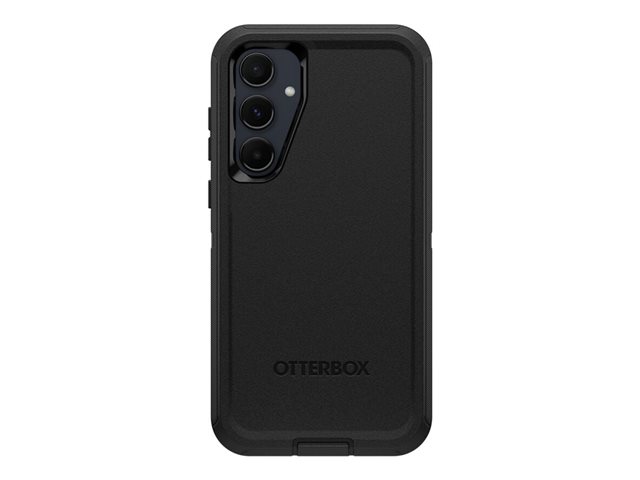 OtterBox Defender Series - Back cover for mobile phone - rugged - polycarbonate, synthetic rubber - black - for Samsung Galaxy A55
